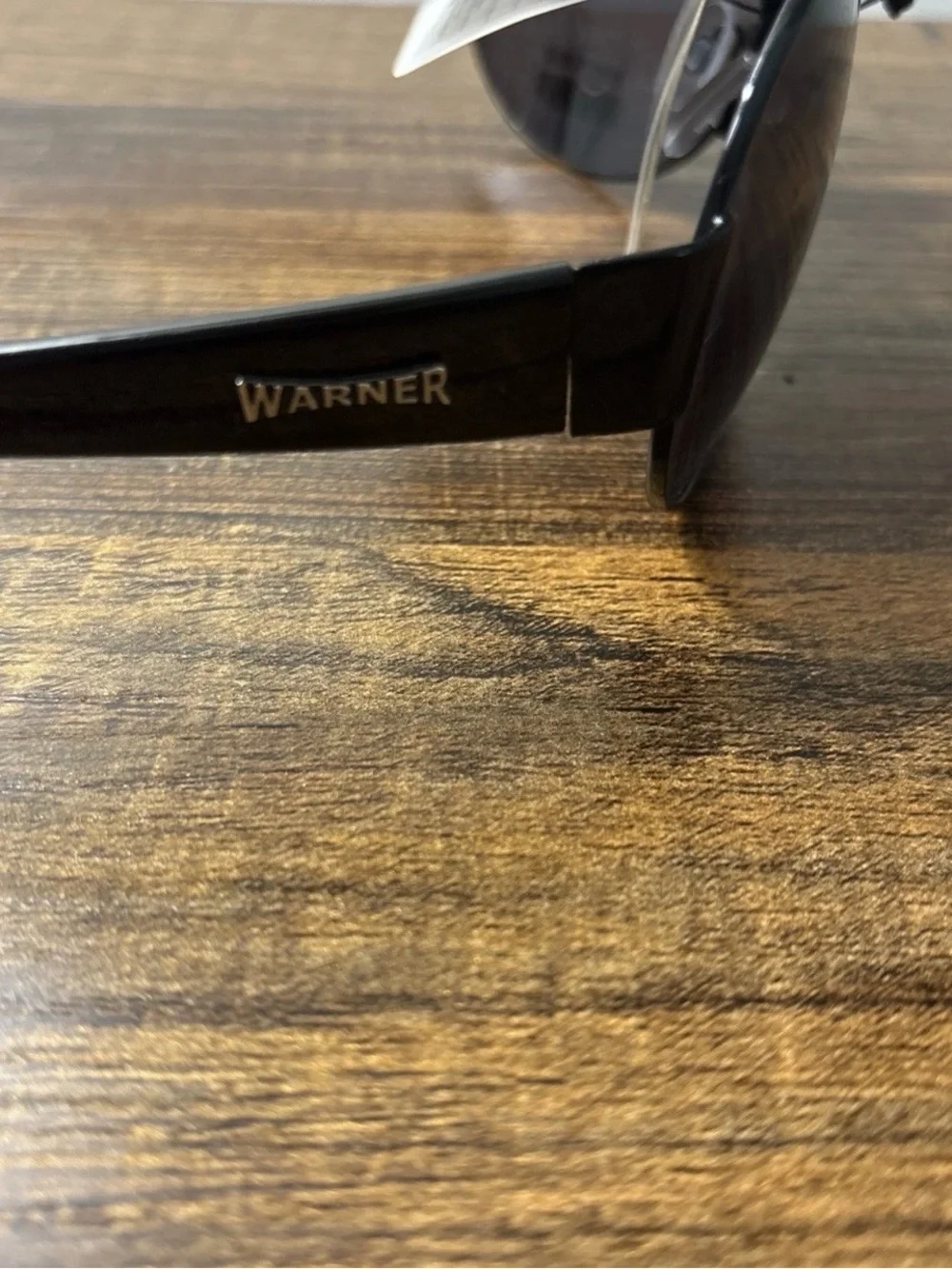 Warner's Men's Black Aviator Sunglasses